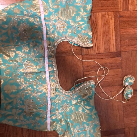 3 piece Indian dress beautiful hang beaded for a wedding - Picture 9 of 9